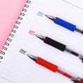Chenguang same style press gel pen 0.5mm black student Xi ballpoint pen conference pen office supplies. 