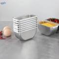 Seasoning Jar Pepper Sugar Storage Container Seasoning Box for Home Two Grids.