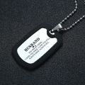 Vnox Personalize Dog Tag for Men Silicone Stainless Steel Pendant Custom Necklace for Him Valentines Day Promise Gift. 