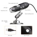 1600X USB Portable Mini Electronic Microscope Handheld Digital Magnifier for Laptop Desktop Insect kin Plant Observation Industrial Testing Circuit Board Detection Knitwear Testing. 