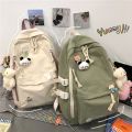 New Schoolbag Female Korean Harajuku Style High School Student Large Capacity BackpackinsWind Cute Girls Backpack.