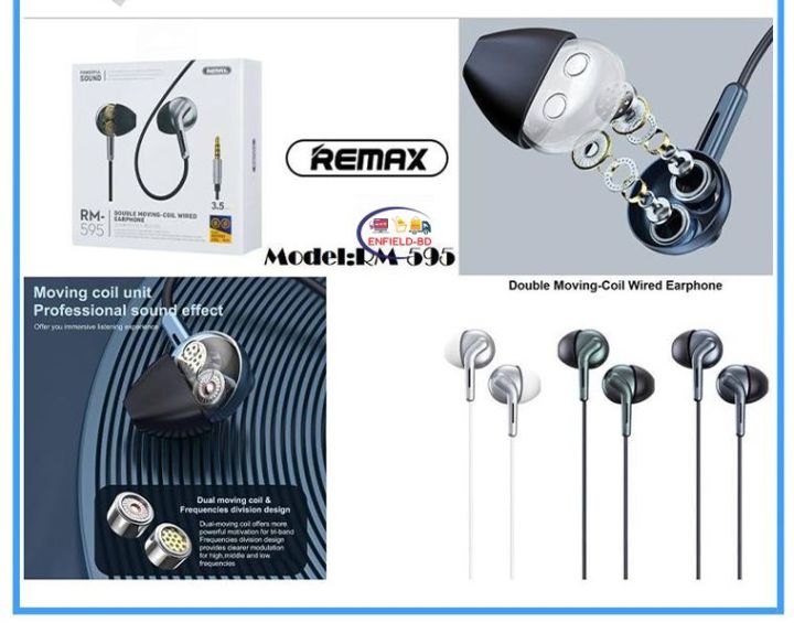 Remax Earphone RM: 595 - Headphone