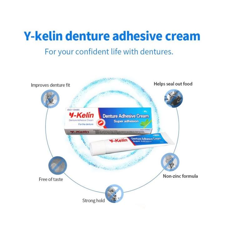 Y-Kelin%20Denture%20Adhesive%20Cream%201/3/12%20Pack%20Original%20Formula%20Zinc%20Free%20Extra%20Strong%20Hold%20For%20Upper%20Lower%20or%20Partials%20All%20Day%20-%20Image%203