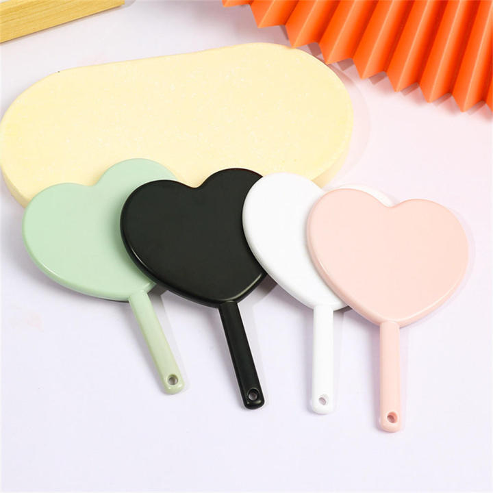 Heart-shaped%20Handheld%20Mirror%20Trendy%20Handheld%20Portable%20Makeup%20Mirror%20Plastic%20Heart%20Mirror%20for%20Beauty%20Routine%20Makeup%20Application%20Personal%20Grooming%20Female%20Users%20Gift%20Item%20-%20Image%205