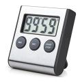 Stainless Steel Digital Kitchen Timer Large Display Timer with Loud Alarm Magnetic Timer for Home Cooking Sports Meeting. 