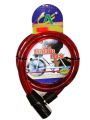 Bicycle Cable Lock, Size: 8cm PVC Helmet Lock Heavy Duty Lock - সাইকেল. 