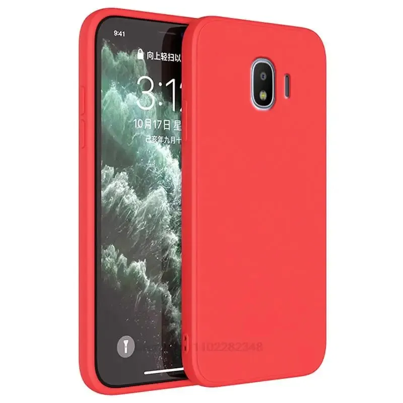 Silicone Case Samsung J2 2018 Model Back Cover Custodia Cover Per