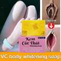 Turmeric & Kojic Acid Kem Cot Thai Whitening Soap -100gm Premium. 