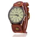 CCQ Vintage Cow Leather Bracelet Watch High Quality Antique Women Wrist Watch Luxury Quartz Watch Relogio Feminino. 