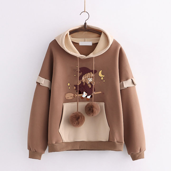 Junior%20high%20school%20student%20hairball%20foreign%20sweatshirt%20girl%20early%20autumn%20loose%20hoodie%20big%20boy%20cute%20dress%20-%20Image%204