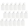 100Pcs Photo Keychain Rectangle Transparent Blank Acrylic Insert Photo Picture Frame Keyring Key Holder DIY Split Ring.