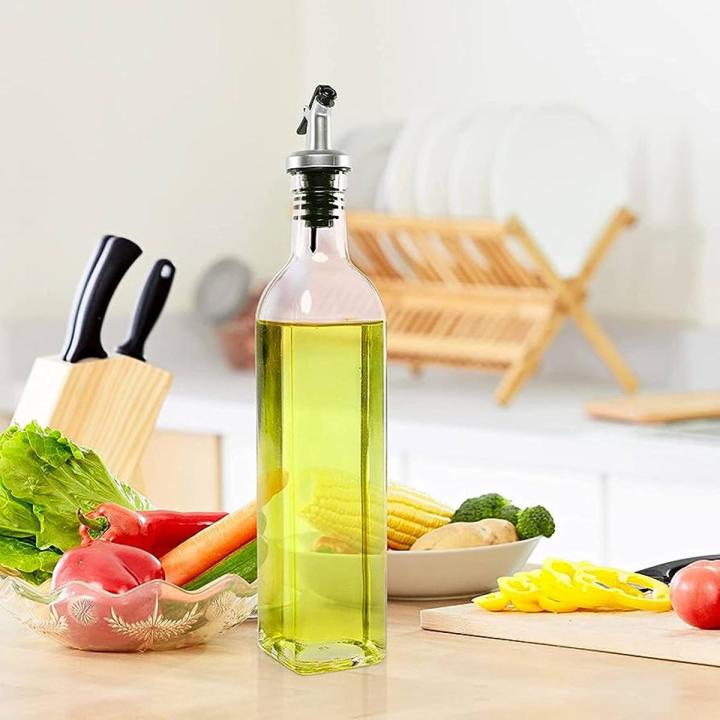 Oil Savings Glass Jar Kitchen Oil Glass Jar 300 ml,
