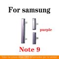 Power button For Samsung Galaxy Note 8 N950 F Note 9 N960 F Power and Side Button Keys button on off volume up and down button on the side Replacement Part.