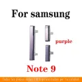 Power button For Samsung Galaxy Note 8 N950 F Note 9 N960 F Power and Side Button Keys button on off volume up and down button on the side Replacement Part. 