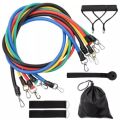 11 Pcs/Set Fitness Puller Multi-functional Muscle Strength Yoga Training Rope Resistance Belt. 