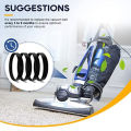 Vacuum Cleaner Belt, Soft Vacuum Belt 4Pcs Easy Installation for Replacement.