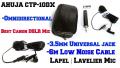 AHUJA CTP-10DX 5M Professional Musical Instrument Condenser Lavalier Microphone Clip Lapel Mic for Saxophone/Violin/Speech/Stage Performance - Microphone. 