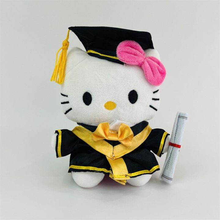 Sanrio%20Cinnamoroll%20Kuromi%20Hello%20Kitty%20Plush%20Graduation%20Season%20Toy%20Cartoon%20Soft%20Stufffed%20Doll%20Anime%20Decor%20Toys%20For%20Children%20Gift%20-%20Image%207