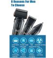 HTC AT-1088 Multi-Functional 3 In 1 Hair Trimmer black. 