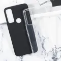 20 R 5G Funda Etui Plain Soft Black TPU Phone Case For TCL 20 R 5G Hoesje on TCL 20 AX 5G Bremen 5G Transparent Phone Case Cover. 