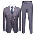 Men Blazers 3 Pieces Sets Wedding Formal 2 Suits Elegant Business Luxury Full Vest Pants Coats Classic Jackets. 