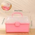 Children's Hair Accessories Storage Box Head Rope Hairpin Card Pen Sundries Stationery Box Cute Girl Jewelry Box Fayshow. 