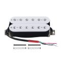 2pcs Electric Guitar Humbucker Pickups Alnico V Pickup White - Neck & Bridge.