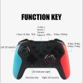 GAMINJA NS009 Bluetooth Game Controller Wireless Gamepad For Nintendo Switch Console PS3 PC Windows 7 10 Dual Vibration Joystick.