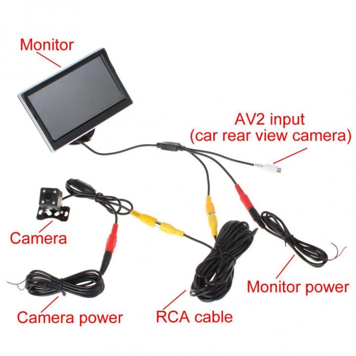 5%20Inch%20LCD%20Screen%20HD%20Digital%20Color%20Car%20Rear%20View%20Monitor%20Support%20VCD%20/%20/%20%20/%20Camera%20-%20Image%209