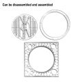 Multifunctional Circle Drawing Template, Geometric Drawing Tool, Measuring Ruler, Rotatable Angle.
