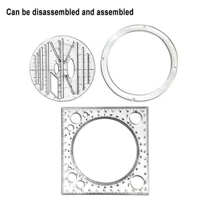 Multifunctional%20Circle%20Drawing%20Template,%20Geometric%20Drawing%20Tool,%20Measuring%20Ruler,%20Rotatable%20Angle%20-%20Image%203