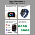 Tinzzi Smart Watch 1.83 " HD Big Screen Smartwatch COB Full Touch Interaction Wireless Charging Watches for Men Women.