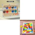 【 】 Baby's Magnetic Pen Labyrinth Beadwalk, Developing Brain Thinking, Exercising Patience for Children. 