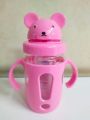 Baby Water Bottle - Food Grade Plastic, Mum Pot, Kids Water Bottle Double Handle. 