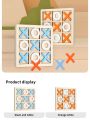 1pc Xo Tic Tac Toe Children Board Game Parent-child Interactive Logic Thinking Fun Game Children Puzzle Toys Gaming Gift.
