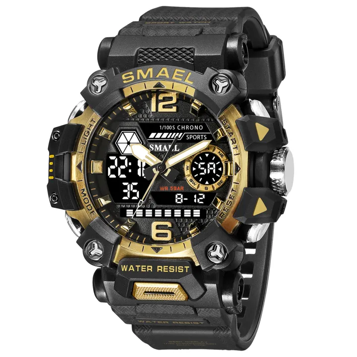SMAEL%20SMAEL%20Men's%20Tactical%20Watch%20Functional%20Large%20Dial%20Calendar%20Waterproof%20Luminous%20Stopwatch%20Dual%20Display%20Quartz%20Watch%20-%20Image%208