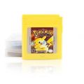 【Hey my home】Video Game 16 Bit Pokemon Game Console Card Series Blue Green Silver Crystal Yellow Red Version. 