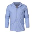 Shirt Jacket Loose Suit Top Men Suit Collar Button Solid Color Cotton Linen Suit Spring Summer Casual Blazers Men Clothing.