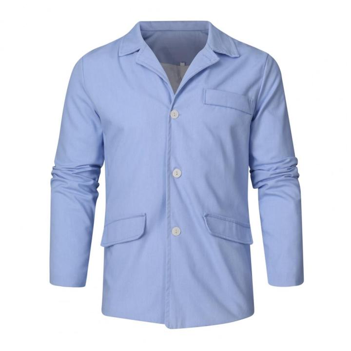 Shirt%20Jacket%20Loose%20Suit%20Top%20Men%20Suit%20Collar%20Button%20Solid%20Color%20Cotton%20Linen%20Suit%20Spring%20Summer%20Casual%20Blazers%20Men%20Clothing%20-%20Image%205