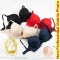 Combo 2 Pcs Elegant Push-Up Lace Bra – Underwire Support & Padded Cups, Anti-Sagging Soft AC-Net  /  2 Pcs Combo Premium Lace Panty – Women & Girls. 