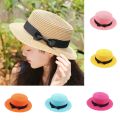 women straw hat Flat Top Straw Hat Vacation Casual Shopping Beach Hats for Woman Hats for girls Church Courtesy Panama Sun Hat. 