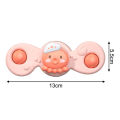 Montessori Baby Bath Toys For Boy Children Bathing Sucker Spinner Suction Cup Toy For Kids Funny Child Rattles Teether. 