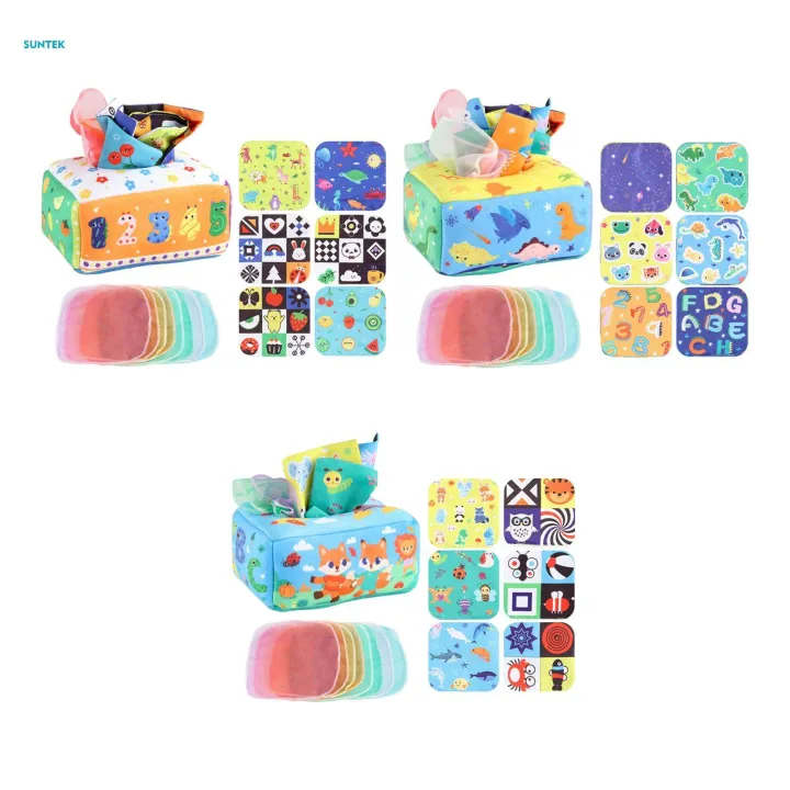 Pull%20Along%20Tissue%20Box%20Sensory%20Toy%20Busy%20Pull%20Tissues%20for%20Newborns%20Toddlers%206%20to%2012%20Months%20-%20Image%202