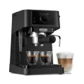 De’Longhi EC230.BK Manual Espresso Coffee Machine (Black) Compact Design | 15-Bar Pump | Cappuccino System.