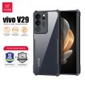 XUNDD CASE For Vivo V29 5G / S17 Pro Phone Cover Military Grade Black Bumper Case Airbags Shockproof Protective Transparent Back Cover. 