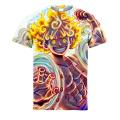 Anime Day Wind One Piece Character Luffy To Giant Soron 3d Printed T-Shirt Men And Women The Same Summer Crewneck T-Shirt. 