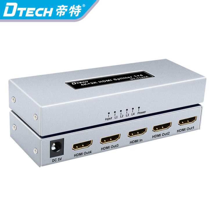 DTECH HDMI Splitter 4 Port 4k*2k Support