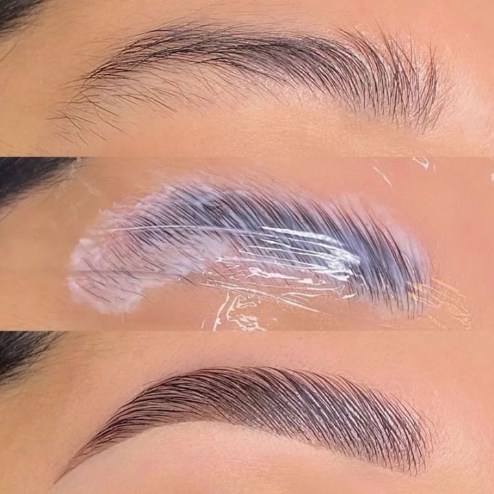 Professional Henna Eyelash Eyebrow Dye Tint 15-minute Fast Tint Easy Dye Gel Eyelash Kit Semi Permanent Eyebrows Tint Dye Makeup