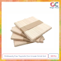 Deliciously Fun Popsicle Ice Cream Stick Set - 50 Pcs for Summer Treats and Refreshing Snacks. 