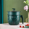 Double Layer Electric Cooker 1.5L Non-stick Pan Electric Cooking Machine Home 1-2 People Multifunction Hot Pot.